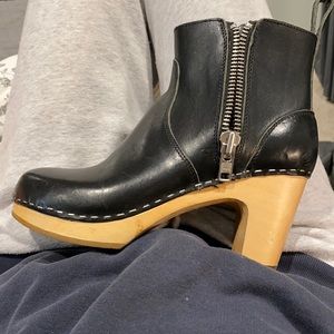 Swedish Hasbeens Heeled Boots Ankle Boots